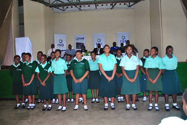 St Mary’s Secondary School students express their gratitude in song